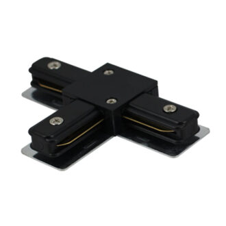 Tronic Black Tracklight Connector with 2 Wires