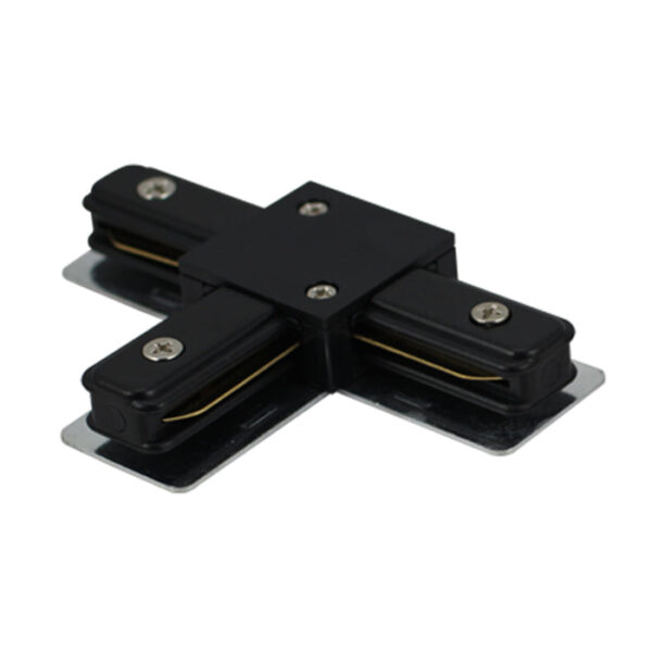 Tronic Black Tracklight Connector with 2 Wires