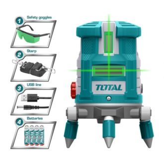 Total Self-Leveling Line Laser (Green Laser Beams) TLL305205