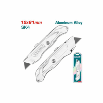 Total Utility Knife 61x19mm with SK4 Blade, Auto Lock System THT511615