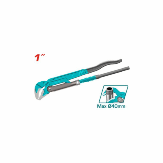 Total 45° Heavy Duty Swedish Pipe Wrench 1" THT172013