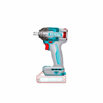 Total Cordless Impact Wrench 1/2" Lithium-ion 20V with Brushless Motor, Integrated LED Work Light, Battery & Charger TIWLI2040