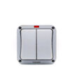 Tronic Waterproof 2 Gang 2 Way Switch