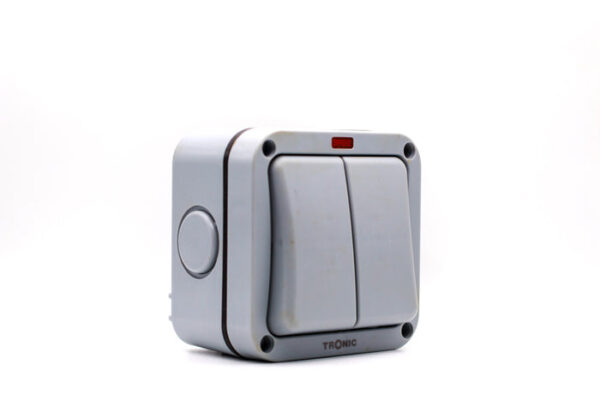 Tronic Waterproof 2 Gang 2 Way Switch