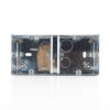 Tronic Single Galvanised Iron Electrical 2 Way Switch Box