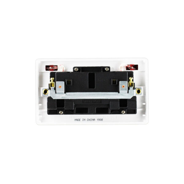 Tronic Twin Switch Socket with Neon Standard