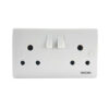 Tronic Twin Switch Socket 15A