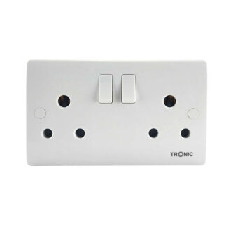 Tronic Twin Switch Socket 15A