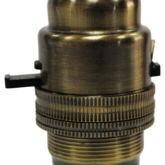 Tronic Brass Lamp Holder B22 (Pin)