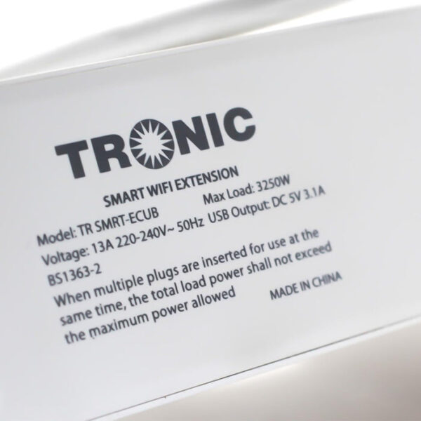 Tronic Smart Extension with 3 USB 13Amps