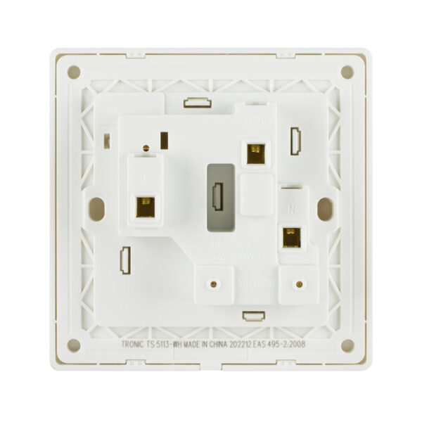 Tronic Single Switch Socket With Neon