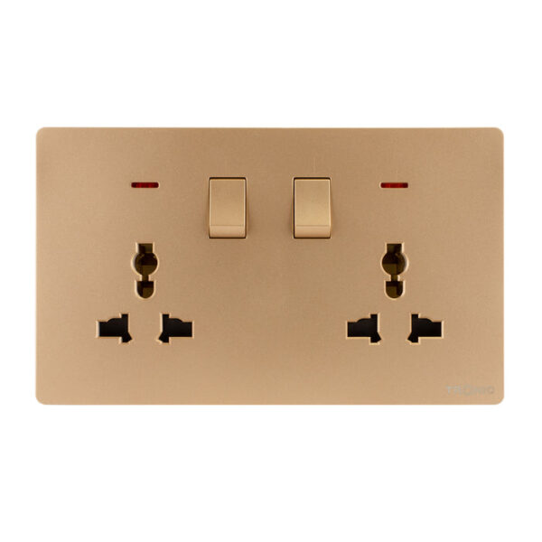 Tronic Universal Switch Socket Twin