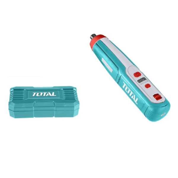 Total Screw Driver with 40pcs Bits Cordless Lithium Ion TSDLI0403