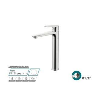 Total Washbasin Mixer Single Lever 303mm TSLBM12702
