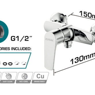 Total Shower Mixer 150 x 130mm TSLBM41201