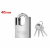 Total Anti Prying Steel Padlock 40mm with Iron Brass & Special Design Cylinder, 4 Iron Keys TSLK35401