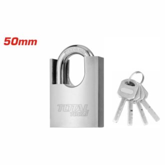 Total Anti Prying Steel Padlock 50mm with Iron Brass & Special Design Cylinder, 4 Iron Keys TSLK35501