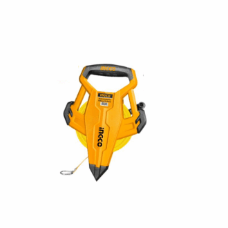 Ingco Fibreglass Measuring Tape 100mx12.5mm with 3:1 Gear Ratio, Metric & Inch HMFT83100