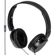 Sony Wired Headphone 30mm Driver Unit, Smartphone Compatible, Wide Frequency Range for Clear Highs and Lows MDR-ZX110APBZE