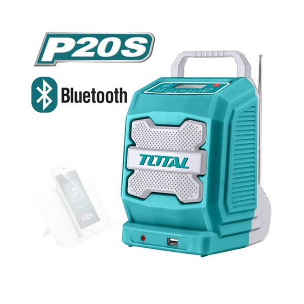 Total Job Radio Cordless Lithium Ion TJRLI2001