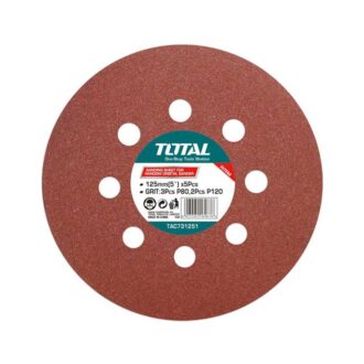 Total Sand Paper for Random Orbit Sander 125mm 5pcs TAC731251