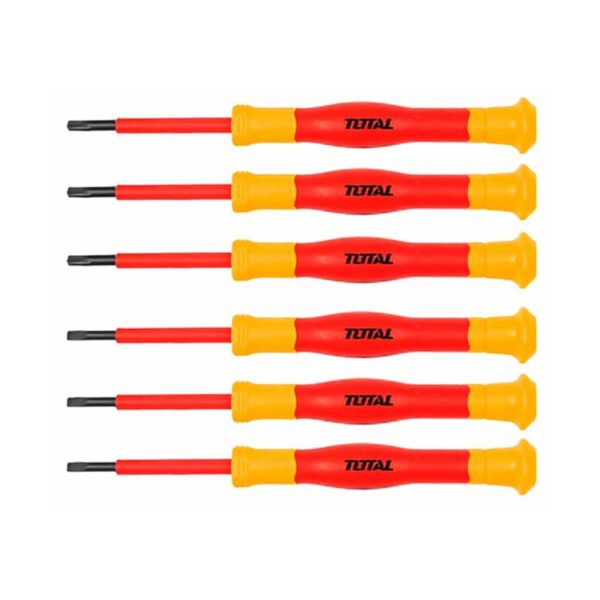 Total Screw Driver Precision 6pcs Set Insulated THKIPSD0601