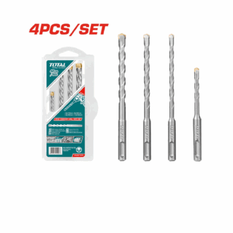 Total Drill Bit Hammer Set 4pcs TACSD1945