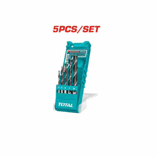 Total Drill Bit Set for Wood 5pcs TACSD7056