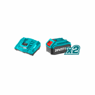 Total Drill Machine Cordless Li-Ion 20V 2pcs TCKLI6015