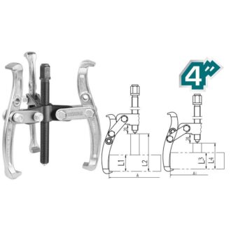 Total Gear Puller 3 Jaws 4" THTGP346