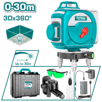 Total Measuring Equipment Self-Leveling 3D All Green Lines 360° TLL255267