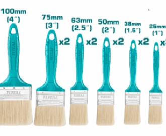 Total Paint Brush Set 12pcs THT84501201
