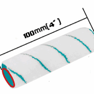 Total Paint Roller Brush Cover Inner Wall 100mm THT85431
