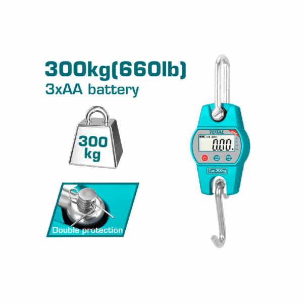 Total Digital Scale Hanging 300kg THESA63001