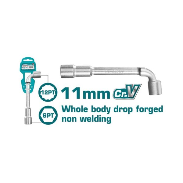 Total Socket Wrench L-Angled 11mm THWL1106