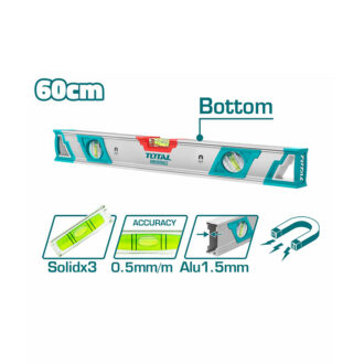 Total Spirit Level with Powerful Magnets 60cm TMT26086M