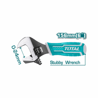 Total Adjustable Wrench 6" 2 in 1 THT1016S