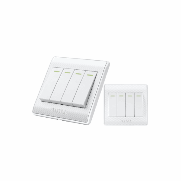 Total Switch 4 Electric 1 Way 16A THESSH04101