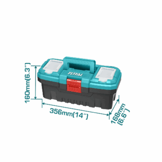 Total Plastic Tool Box 14" Empty TPBX0141