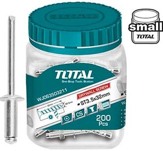 Total Pop Rivet 4 x 12mm 180pcs WJRT4001211