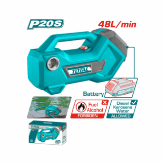 Total Cordless Fuel Transfer Pump 48L/min with Lithium-ion 20V Battery & Fast Intelligent Charger TTPLI2001