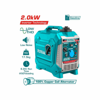 Total Inverter Gasoline Generator 2.0kW with 4 Stroke Engine, Air Cooling Sytem, 4.4L Fuel Tank TP523006