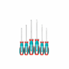 Total Screwdriver Set with S2 Blade, Strong Magnetic Pull, Ergonomic Handle TKSDS0626 (Pack of 6pcs)