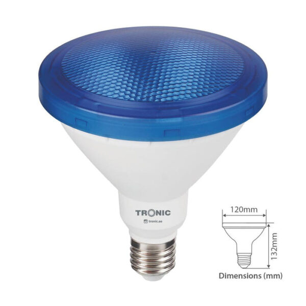 Tronic 15W PAR38 Blue LED Bulb