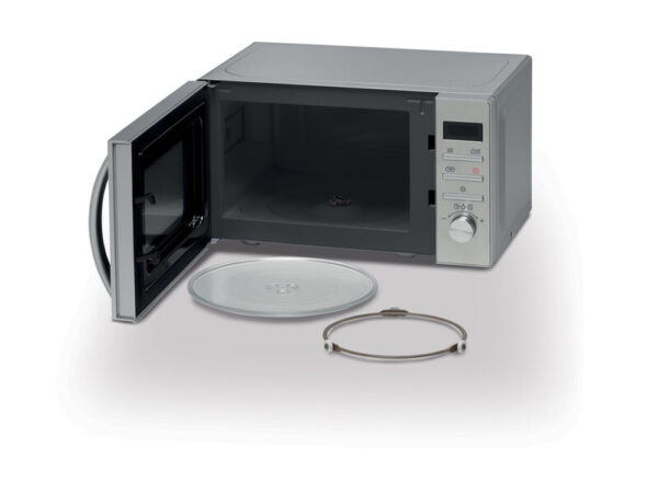 Kenwood 22L Microwave Oven with Digital Display 5 Power Levels Defrost Function Stainless Steel Auto Menu 95 Minutes Timer Clock Function 700W MWM22.000BK
