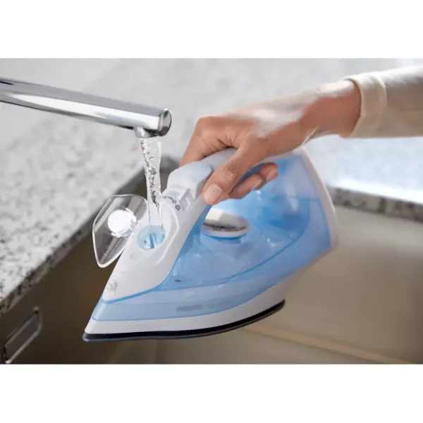 Philips Steam Iron 2000W Non Stick Soleplte, CoS 25g, SOS 90g, Calc Clean -200ml Watertank, Integrated Water Spray GC1740