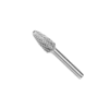 Total Drill Bit Tungsten Carbide Rotary Burrs for Shaping, Grinding, The Removal of Sharp Edges, and Excess Material, Shank 6mm Head 8mm TAKC1005