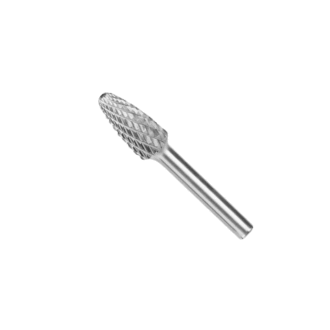 Total Drill Bit Tungsten Carbide Rotary Burrs for Shaping, Grinding, The Removal of Sharp Edges, and Excess Material, Shank 6mm Head 8mm TAKC1005
