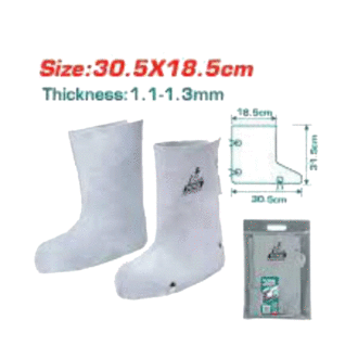 Total Welding Shoe Cover Leather 30.5 x 18.5cm Good Durability, Flexibility, Medium Heat and Abrasion Resistance TSPWL01