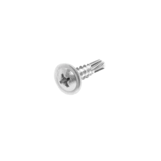 Total Self Drilling Truss Head Screw 8x1/2" for Phillips Drive, Zinc Plated Finish 800pcs THWTD8121